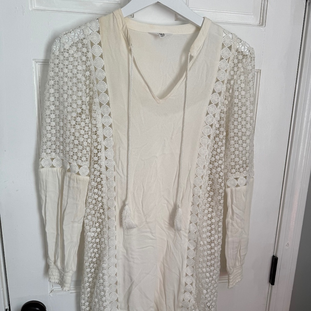 Jack by BB Dakota White Lace Mini Dress